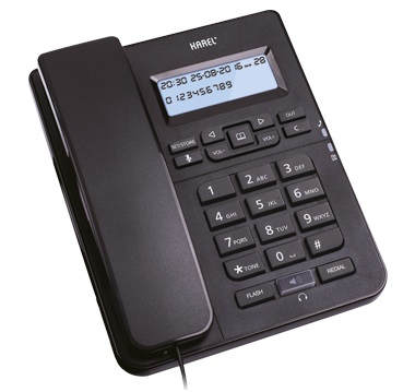Karel TM145 Ekranlı Masaüstü Kablolu Analog Telefon Mak